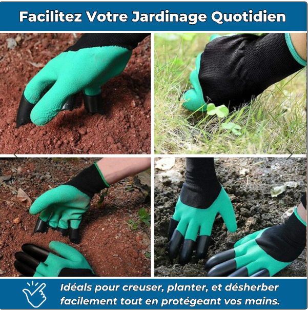 Gants de Jardinage – Creusez, Plantez, Désherbez avec Confort et Protection