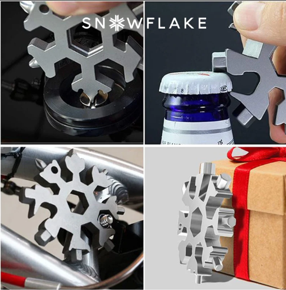Outil multifonction flocon de neige 18 en 1