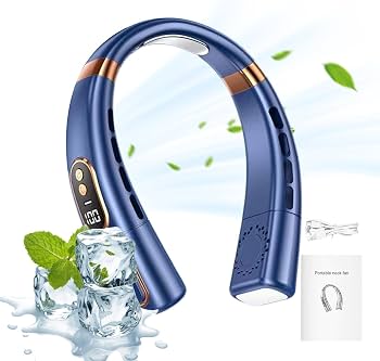 Ventilateur de Cou Portable 360° – La Solution Contre la Chaleur !