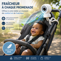 ventilateur  pour usage domestique pliable pour poussette de bébé