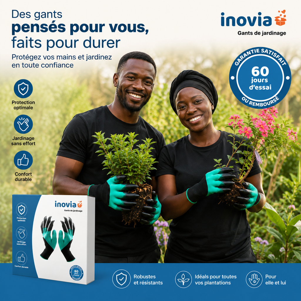 Gants de Jardinage – Creusez, Plantez, Désherbez avec Confort et Protection