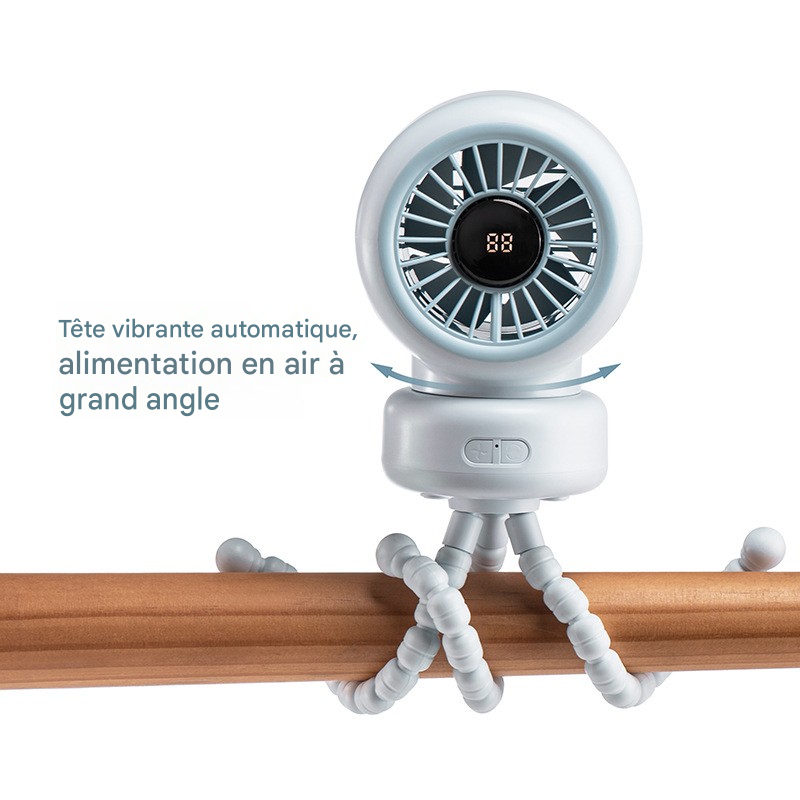 ventilateur  pour usage domestique pliable pour poussette de bébé