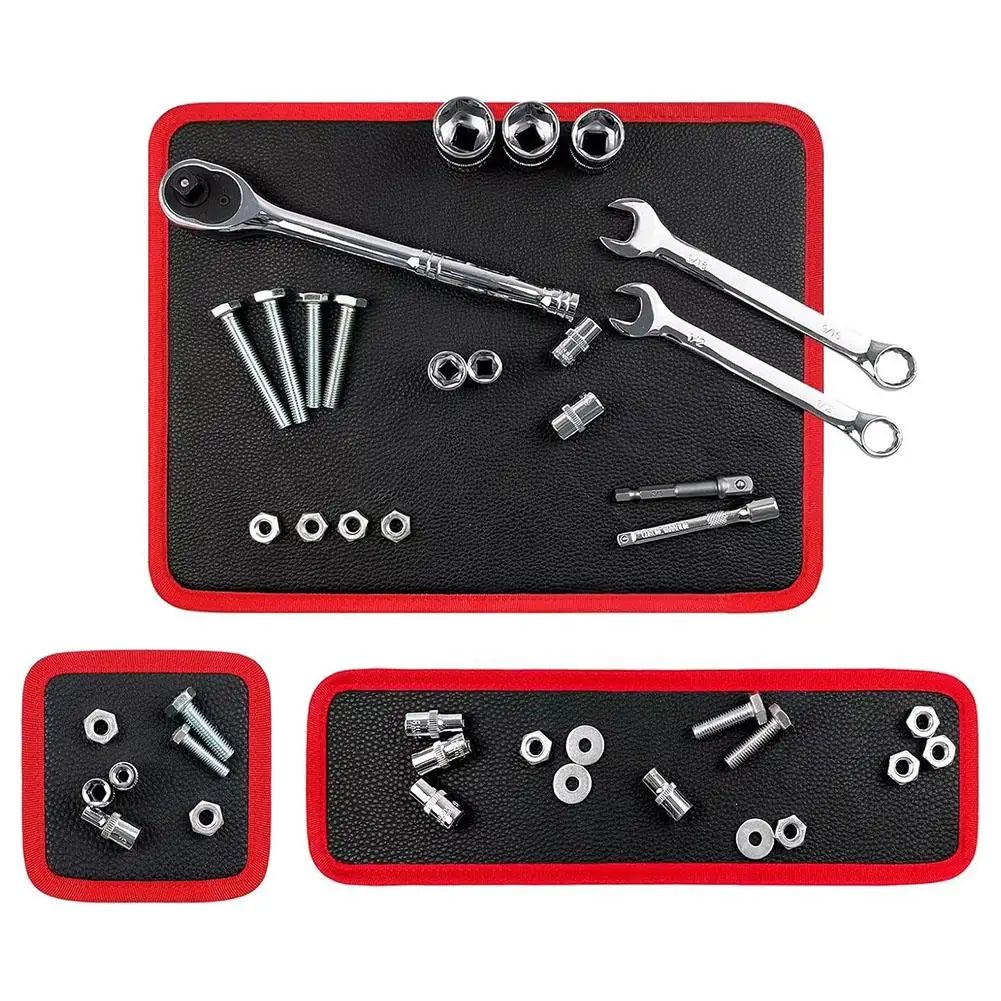 Ensemble de tapis magnétiques robustes pour outils, plateau magnétique pour mécaniciens, pour la réparation automobile et l'atelier de garage