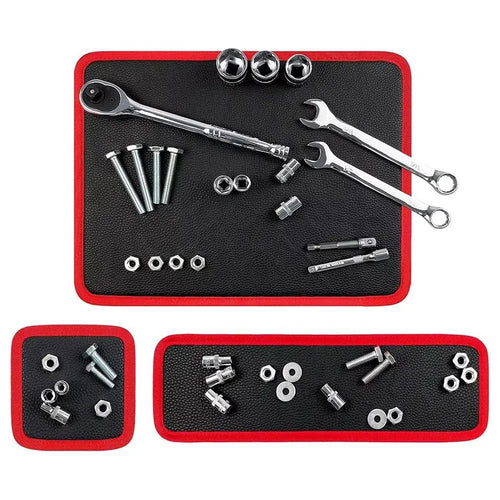 Ensemble de tapis magnétiques robustes pour outils, plateau magnétique pour mécaniciens, pour la réparation automobile et l'atelier de garage
