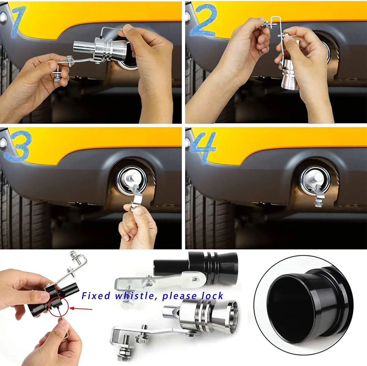 Sifflet Turbo échappement (voitures et motos)