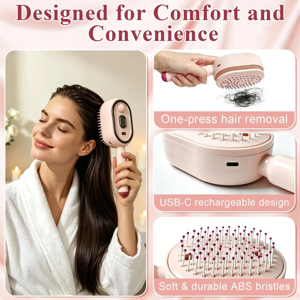 Brosse électrique pour cheveux