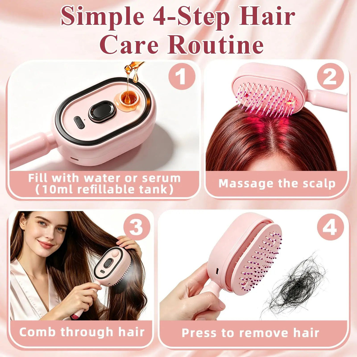 Brosse électrique pour cheveux
