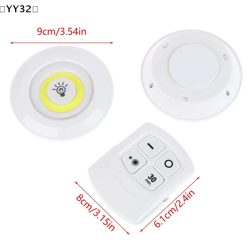 3 lampes LED avec télécommande