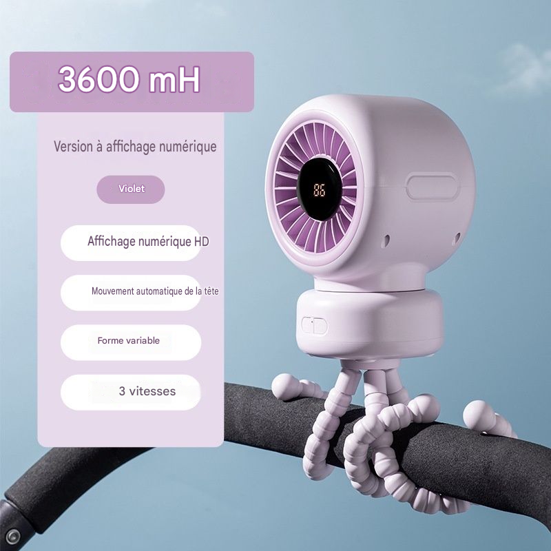 ventilateur  pour usage domestique pliable pour poussette de bébé