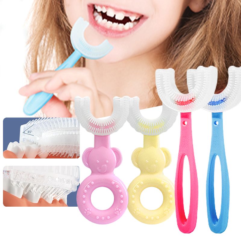 Brosse à Dents en U 360° pour Enfants – 2 à 13 Ans